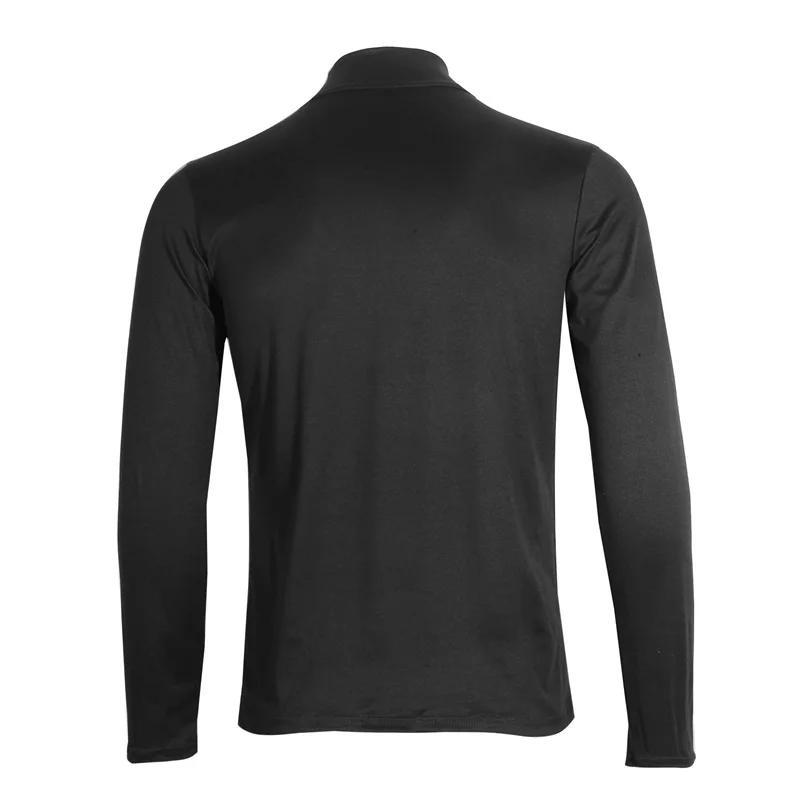 T-Shirt à col roulé pour hommes, couleur unie, décontracté, manches longues, chemise basique, mode, 