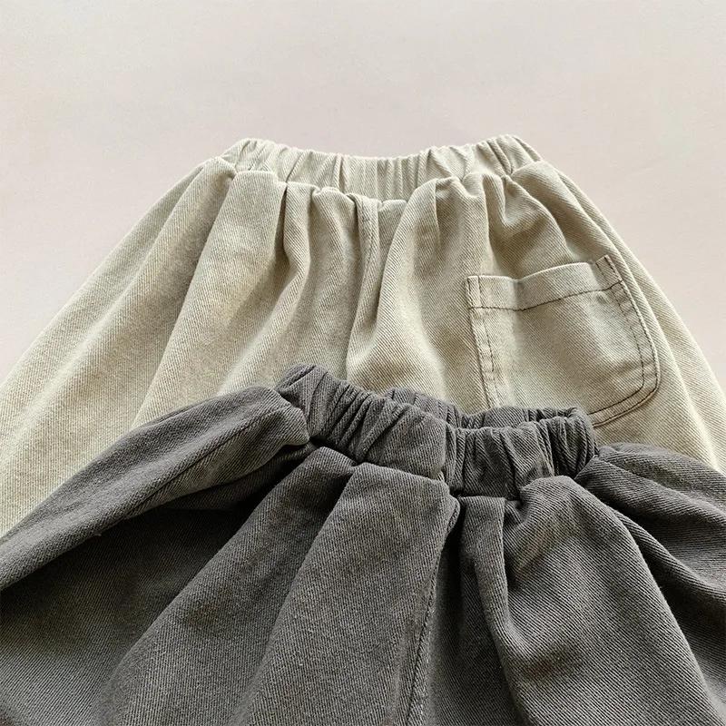 Pantalon sarouel jambes larges enfants printemps 2024 - Vêtement décontracté bébé garçon fille mode nouveau