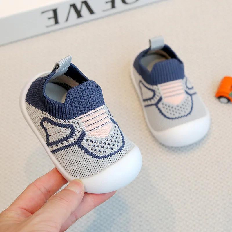 Chaussures d'été pour bébé de 0 à 5 ans, chaussettes pour nouveau-né fille, chaussures à fond souple
