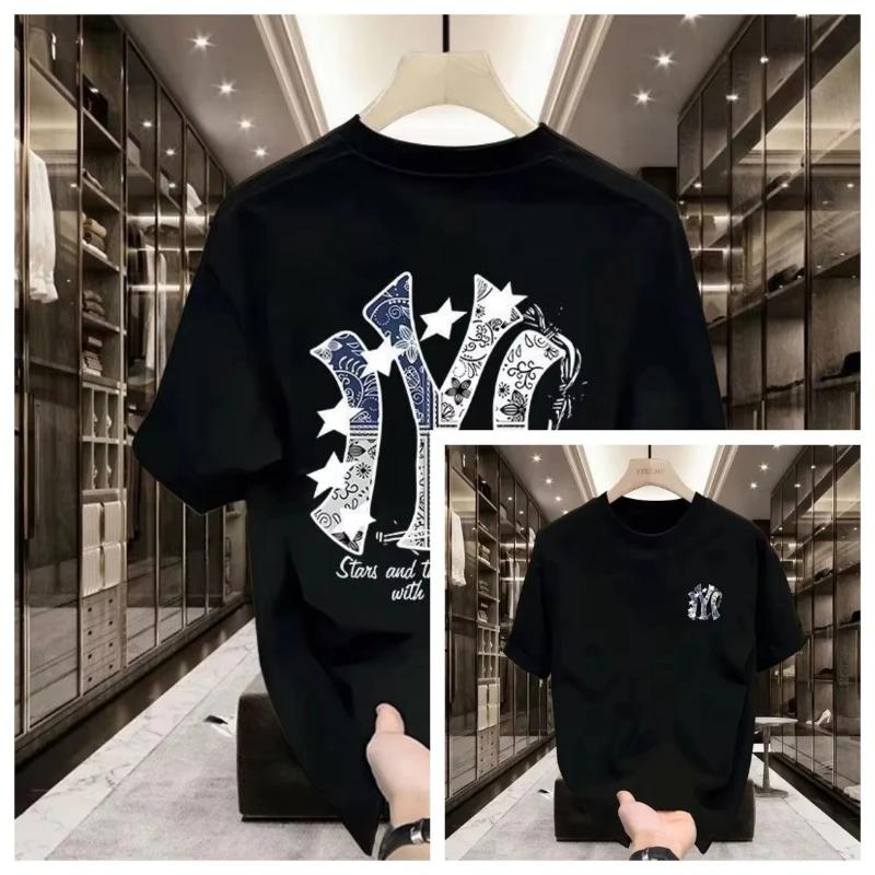Nouveau T-shirt décontracté à manches courtes pour hommes et femmes, version été, tendance, coupe am