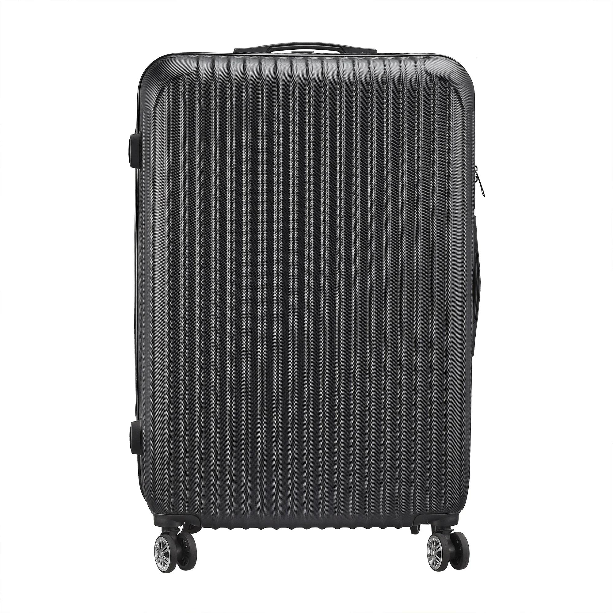 Ensemble de bagages 3 pièces, valises 20 "24" 28 ", coque rigide ABS, 4 roulettes pivotantes silenci