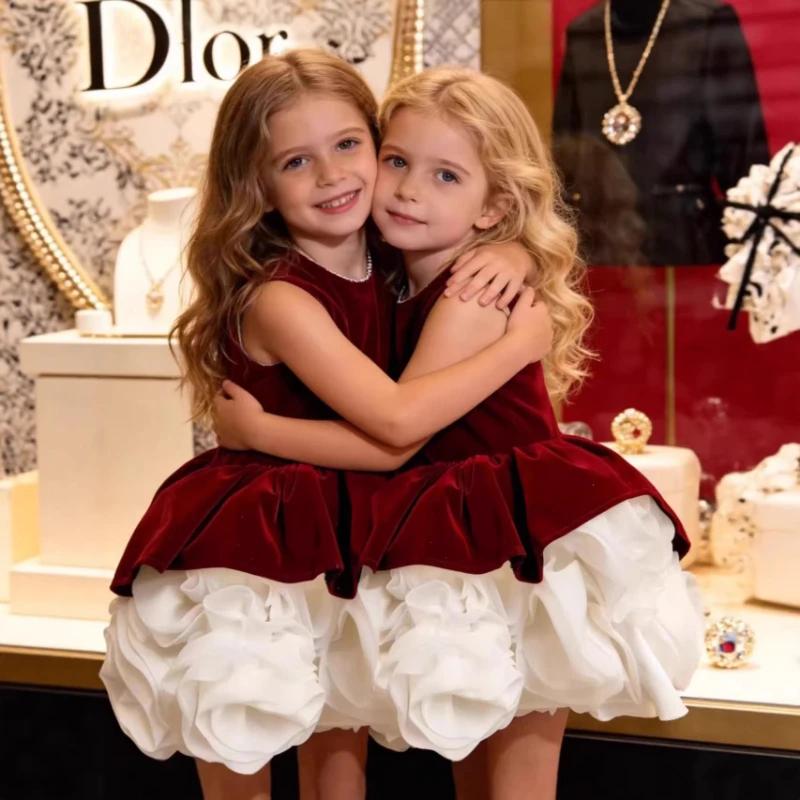 Nouvelle Robe de Princesse pour Petite Fille, Vêtements pour Filles, Robe sans Manches, Costume Form