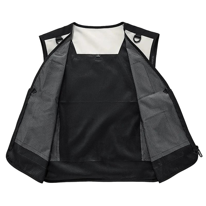 Gilets de travail pour la photographie en plein air, vestes multi-poches pour hommes, gilets de pêch