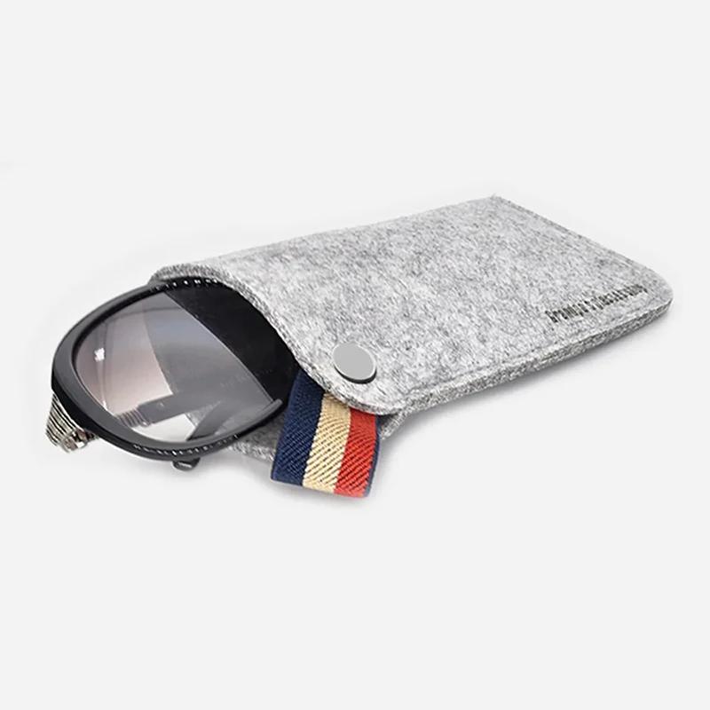Sac Portable en feutre de laine pour lunettes de lecture, pochette pour lunettes de soleil pour étud