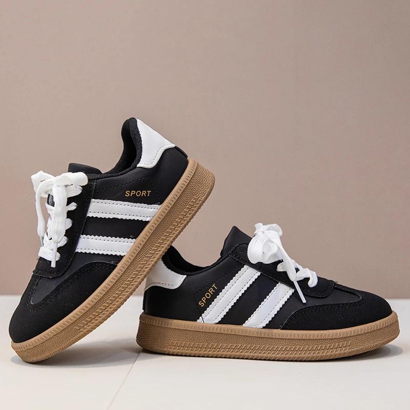 Chaussures De planche pour enfants baskets pour garçons 3-18 ans kaki garçons filles chaussures simp