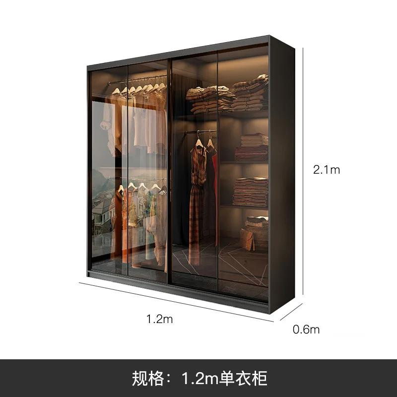 Armoires sur mesure, unités de rangement pour chambre à coucher, armoires de luxe de style italien, 