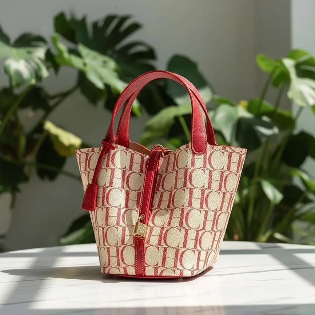 CH – sac à main de voyage de grande capacité pour femmes, marque de luxe, Texture de mode, lettre im