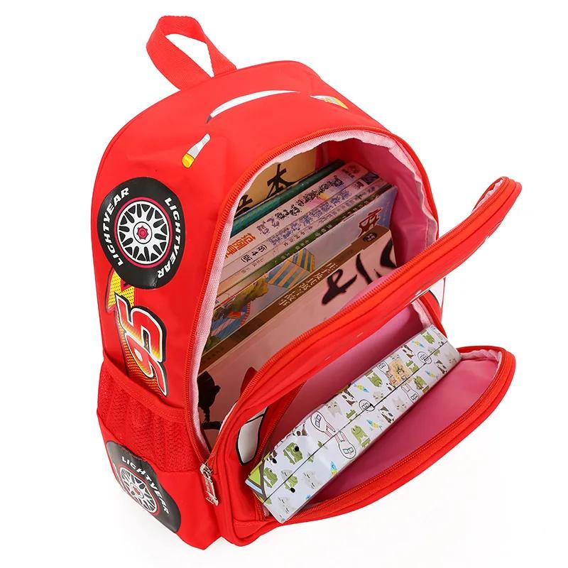 Sac à dos sécurité enfants Disney voiture - Pour garçons maternelle 3-6 ans - Cartable primaire ludique