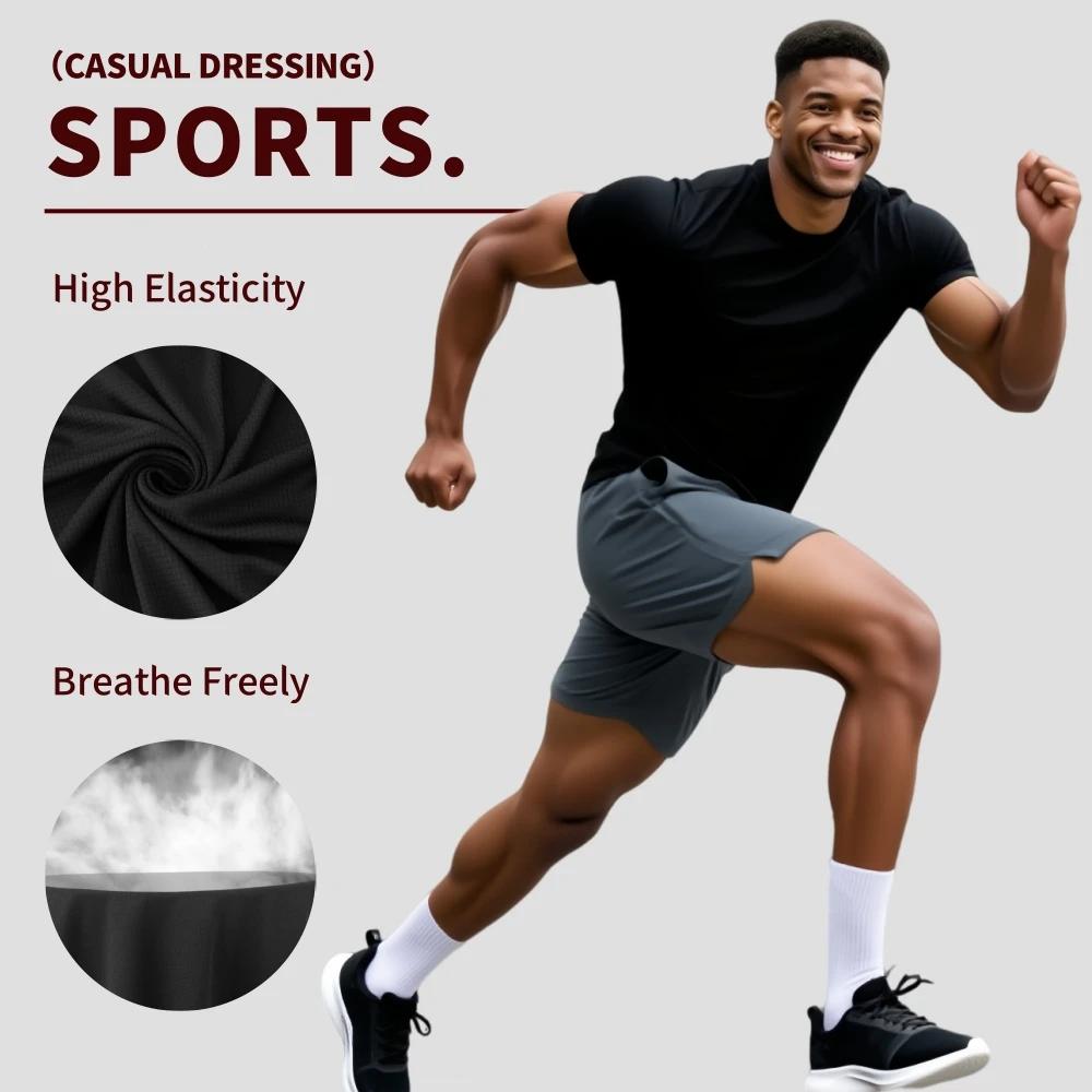 10 pièces de vêtements de sport pour hommes à col rond et manches courtes, adaptés au golf, à la pêc