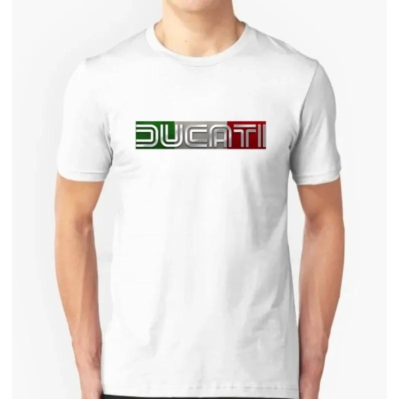 T-shirt en coton décontracté Ducati Moto GP Racing, T-shirt graphique d'été à manches courtes 2026 p