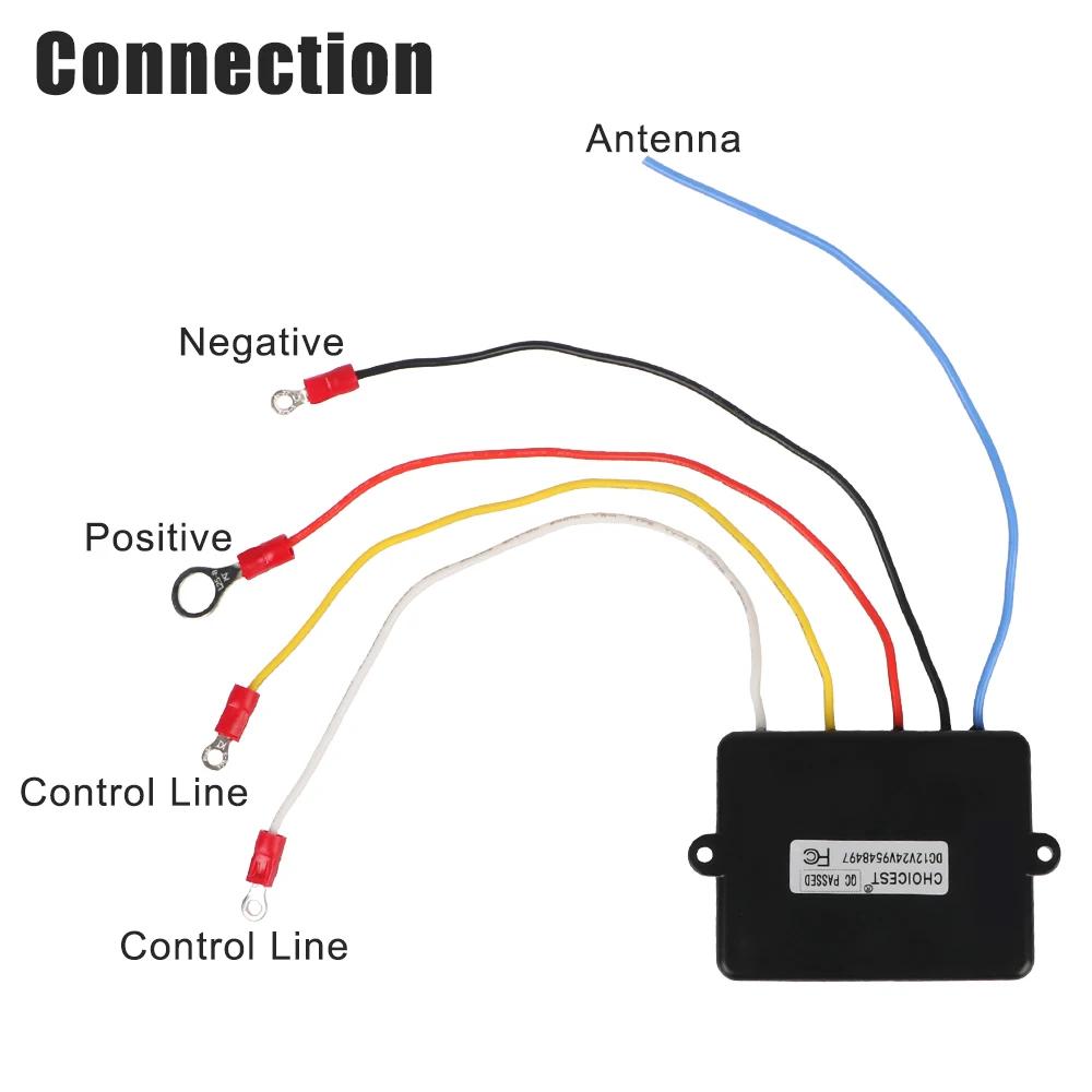 Système de télécommande de treuil de remorque, contrôleur de commutateur pour Jeep, tout-terrain, Fo