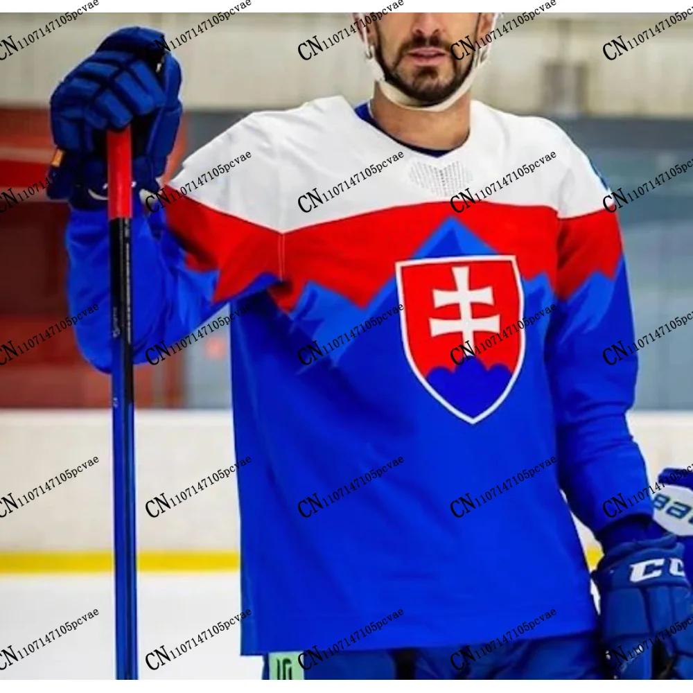 Maillot de hockey style équipe nationale Slovaquie 2026-27 Nouvelle Arrivée Domicile Extérieur Impre