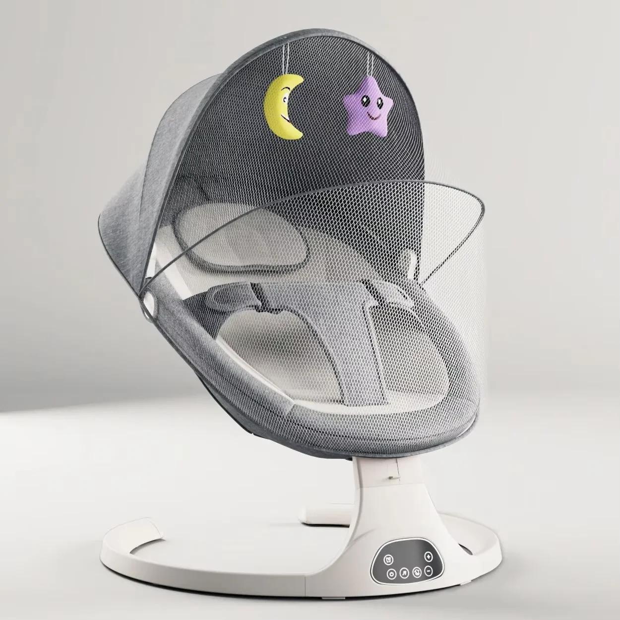 Berceau pour bébé, chaise à bascule, lit bébé, berceaux, balançoire électrique pour bébé, transat po