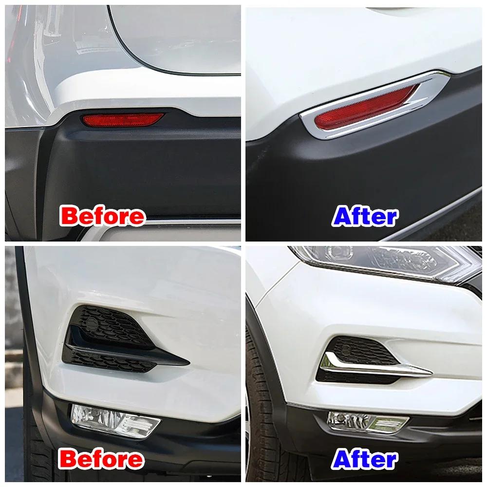 Pour Nissan Qashqai J11 2018 2019 2020, pièce extérieure de voiture, feu antibrouillard avant et arr
