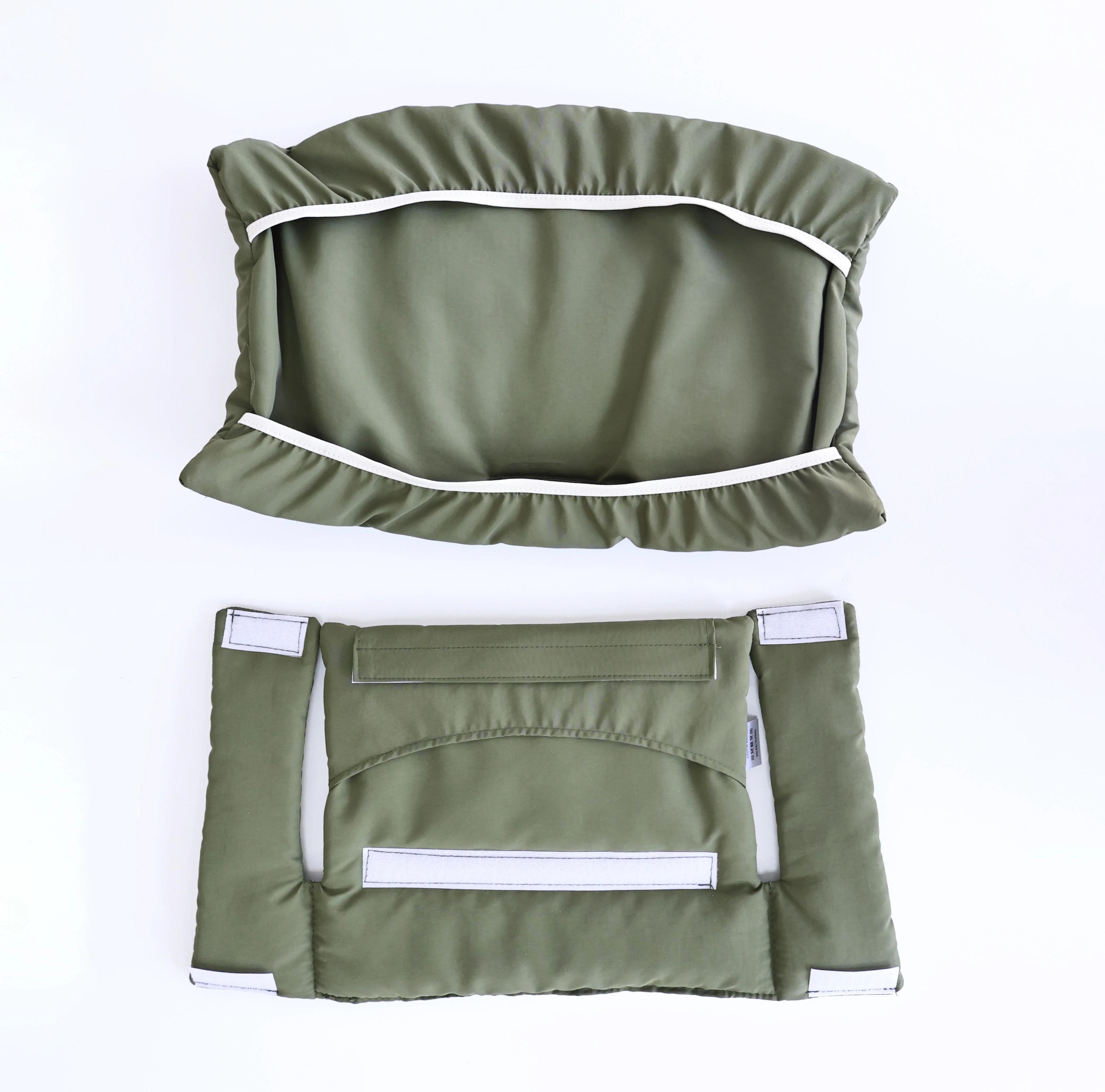 Nouveau coussin de chaise de salle à manger pour enfants de couleur unie, coussin de repas respirant