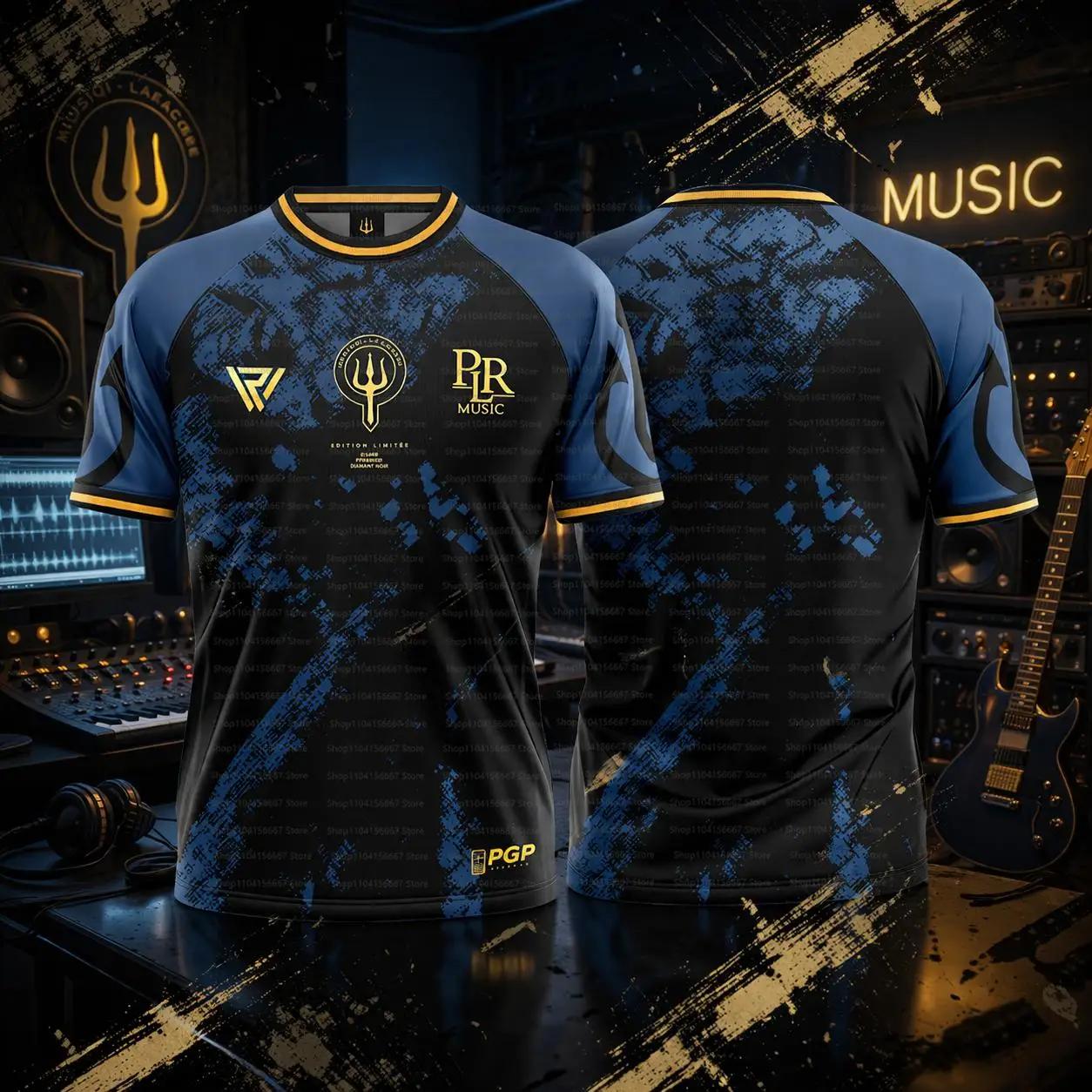 T-shirt à col rond pour hommes et femmes, imprimé en 3D, pour les fans de musique, respirant, pour l