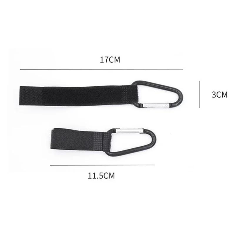 5/2 pièces bébé poussette crochet clip en alliage d'aluminium mousqueton chariot organisateur sac à 