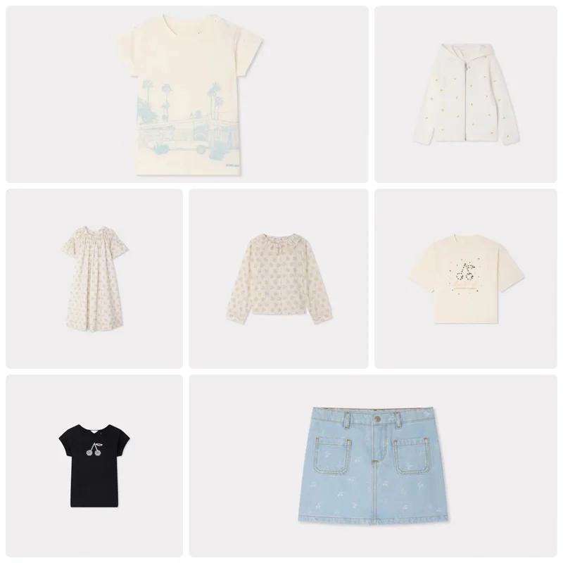 En stock 2026 NOUVEAU Printemps T-shirt Bébé Fille, Sweat à Capuche Garçon, Vêtements Enfant, T-shir