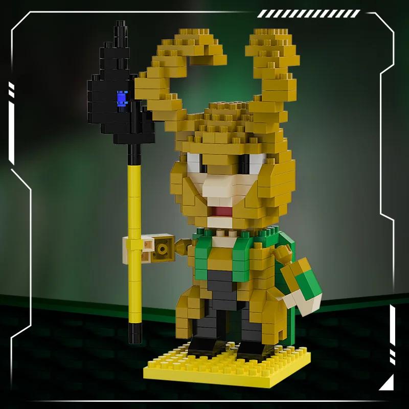 Marvel légendes blocs de construction lega Deadpool Spider Man blocs de construction Iron Man Loki p