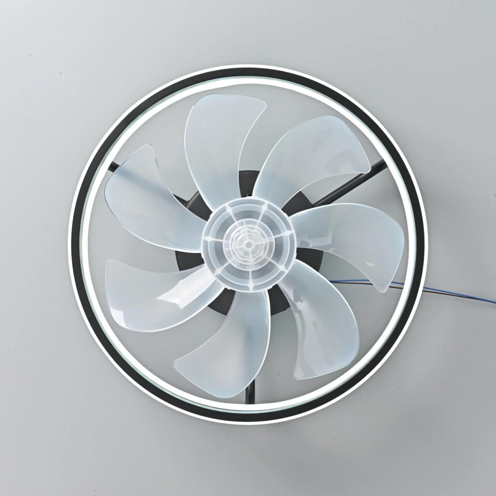 Ventilateur de plafond 55W avec lumière, ventilateur de plafond LED avec télécommande, ventilateur é