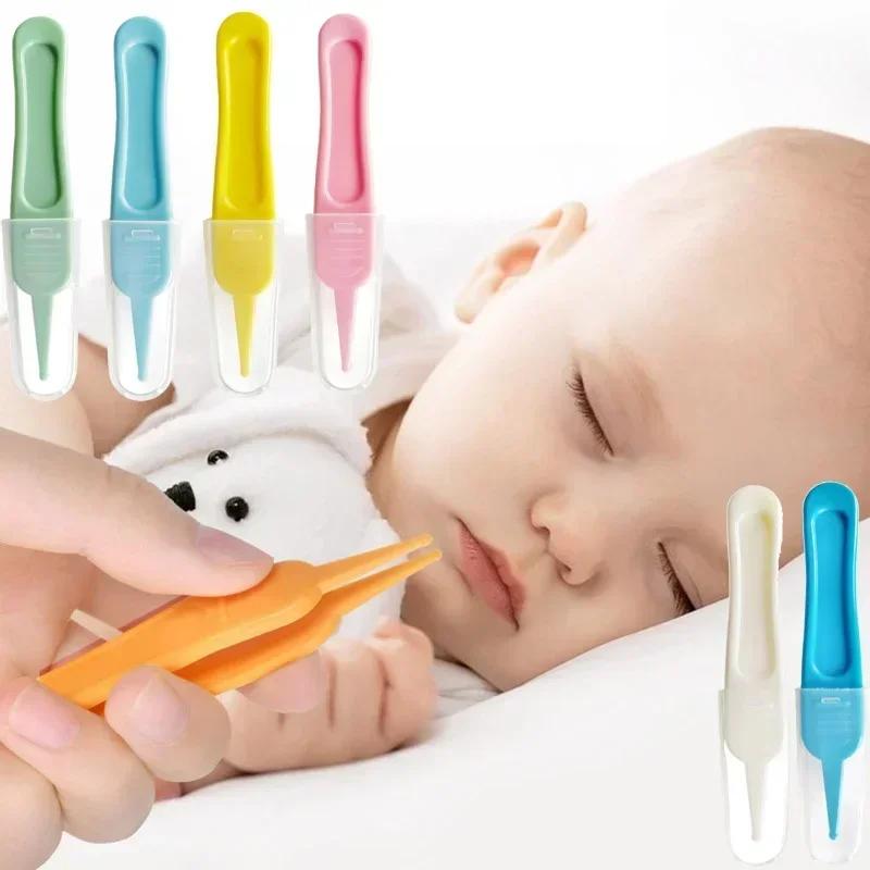 Pincettes en plastique pour bébé, outil de nettoyage du nez, pincettes de sécurité pour enfants, pin