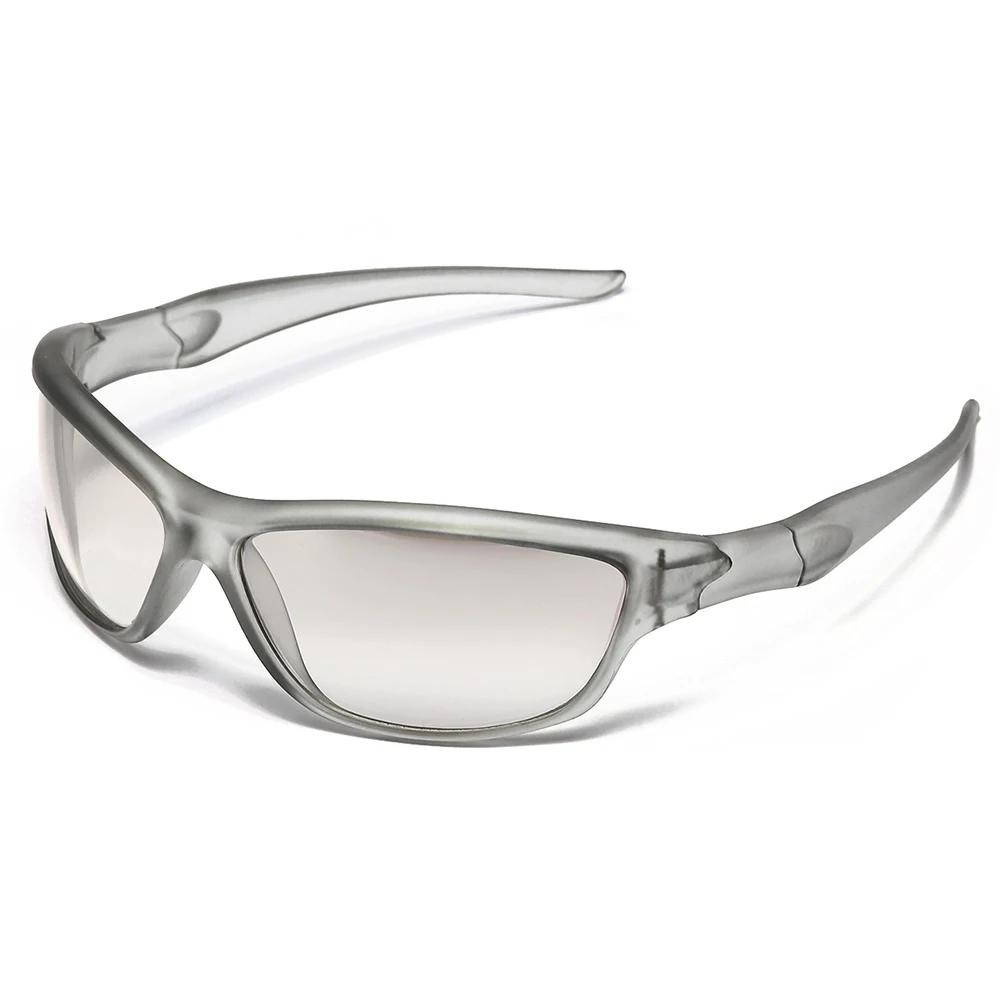 Lunettes de soleil argentées Y2K pour hommes et femmes, lunettes de soleil de sport de cyclisme en p
