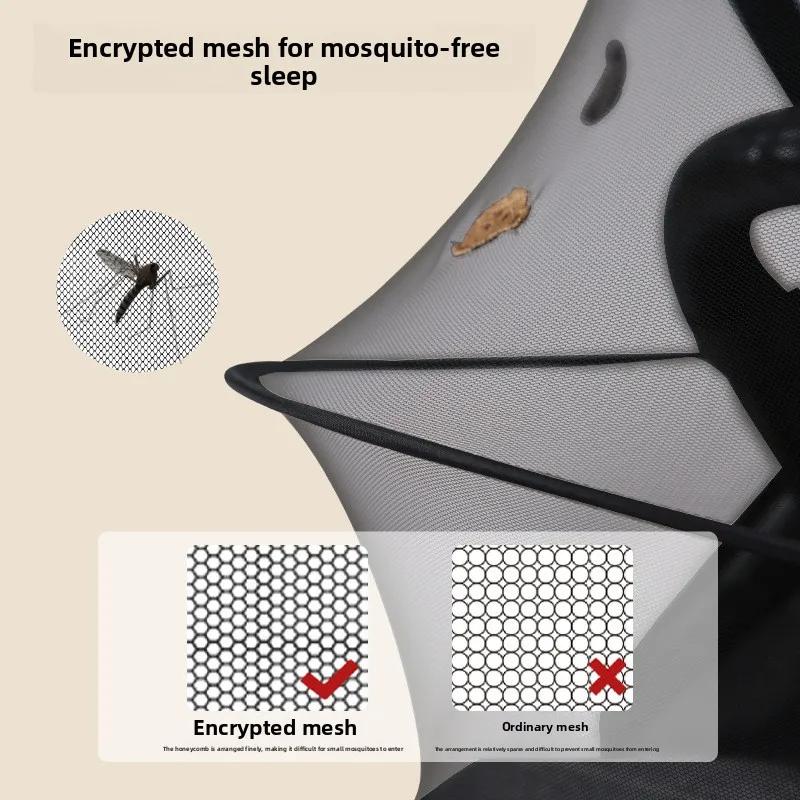 Accessoires pour poussette : Moustiquaire ventilée pour poussette, protection anti-insectes pour enf