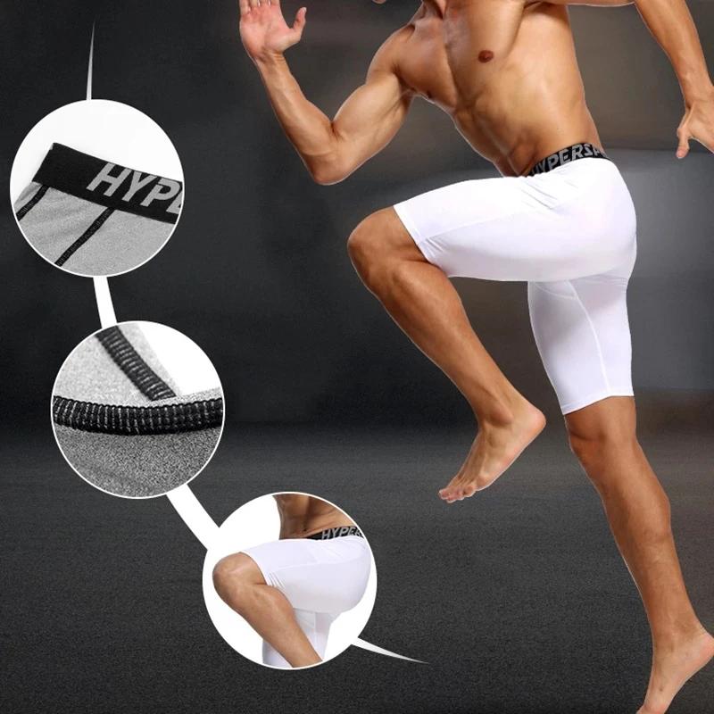 2025 Shorts de Compression hommes vêtements de Sport d'été collants d'entraînement Leggings de Fitne