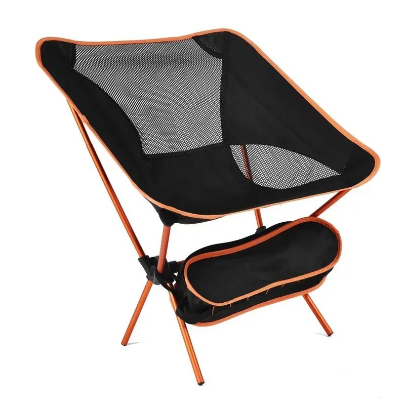 Chaise pliante portative extérieure chaises de plage pour barbecue voyage plage randonnée siège de p