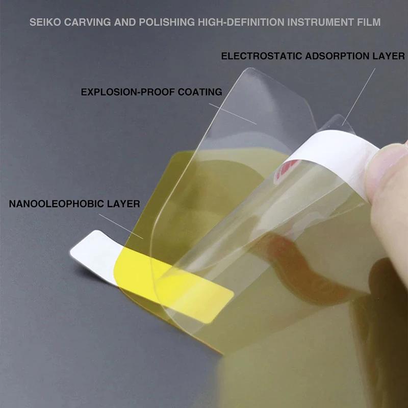 Film de Protection contre les rayures pour groupe de moto, couverture de tableau de bord en TPU pour