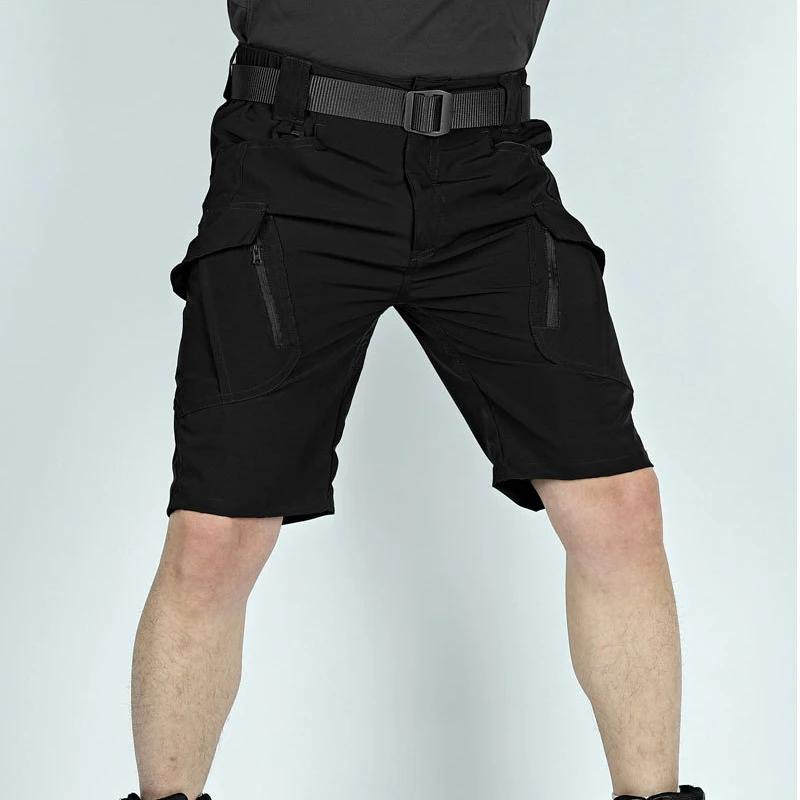 Short Cargo d'été pour hommes, pantalon court tactique à séchage rapide, multi-poches, pour la chass