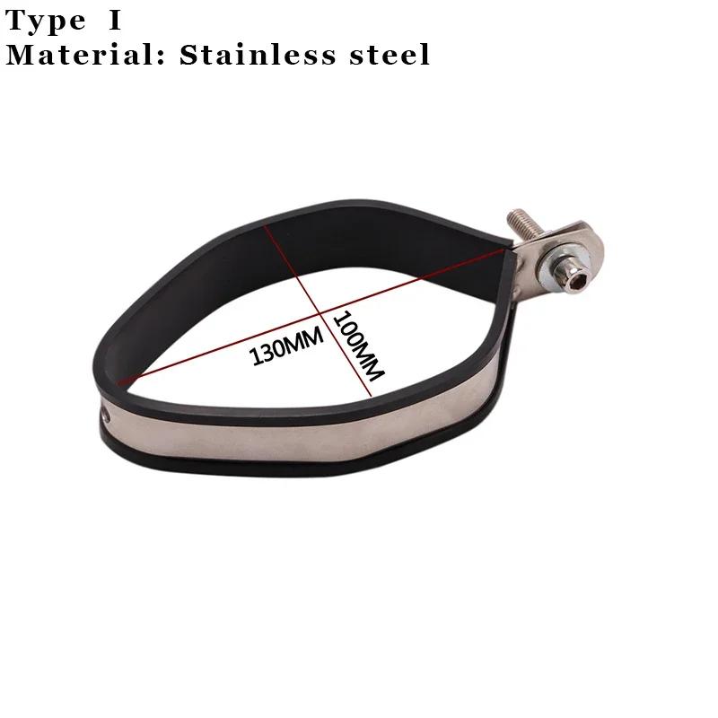 Tuyau d'échappement de moto 60.5mm, silencieux 51mm, cercle fixe universel, Support en Fiber de carb