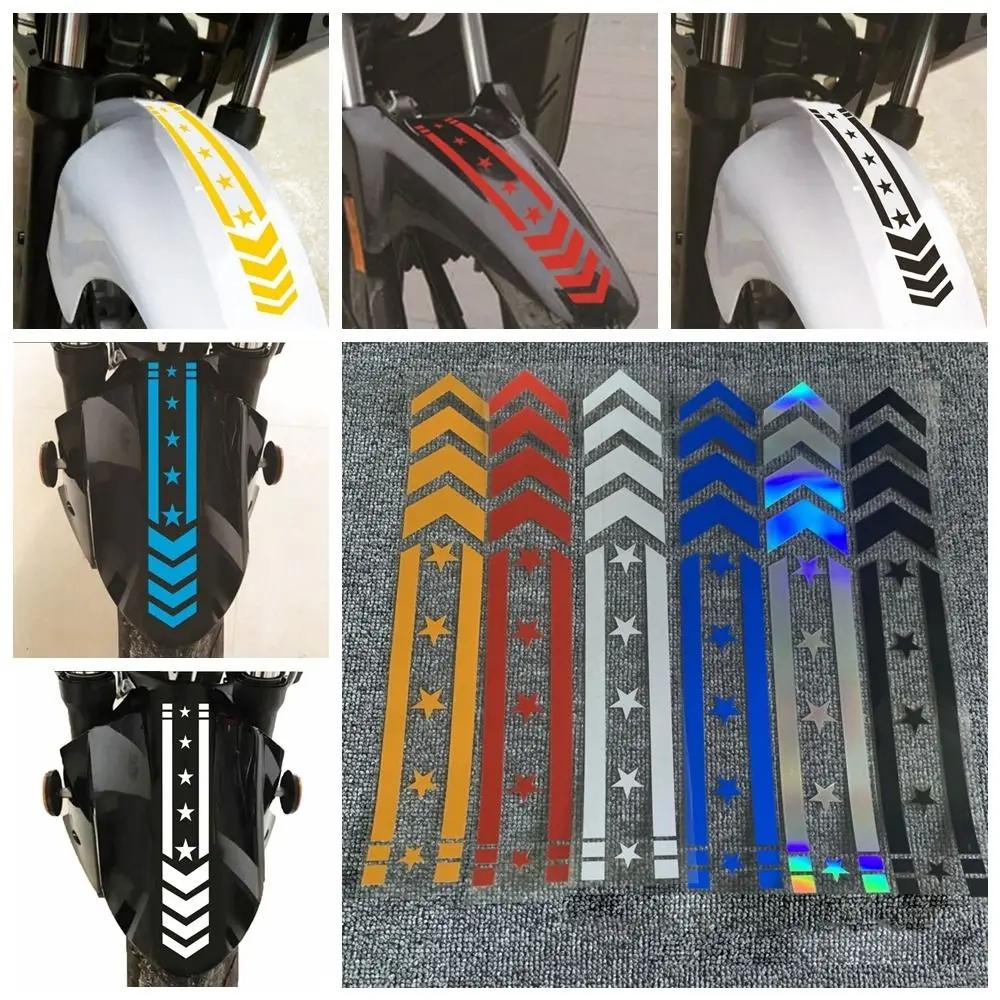 Autocollants de garde-boue Star Arrow Strihear, autocollants de coulée de moto, conduite de sécurité