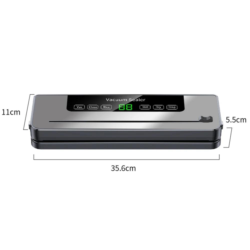 Machine à sceller sous vide automatique pour aliments, 220V, 5 Modes, sec et humide, avec 10 sacs, c