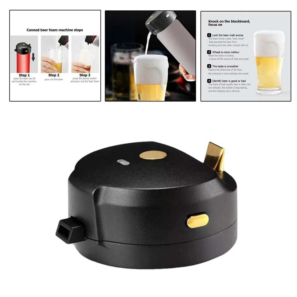 Machine à mousse de bière en conserve portable, utilisation spéciale pour la bière en conserve, mach