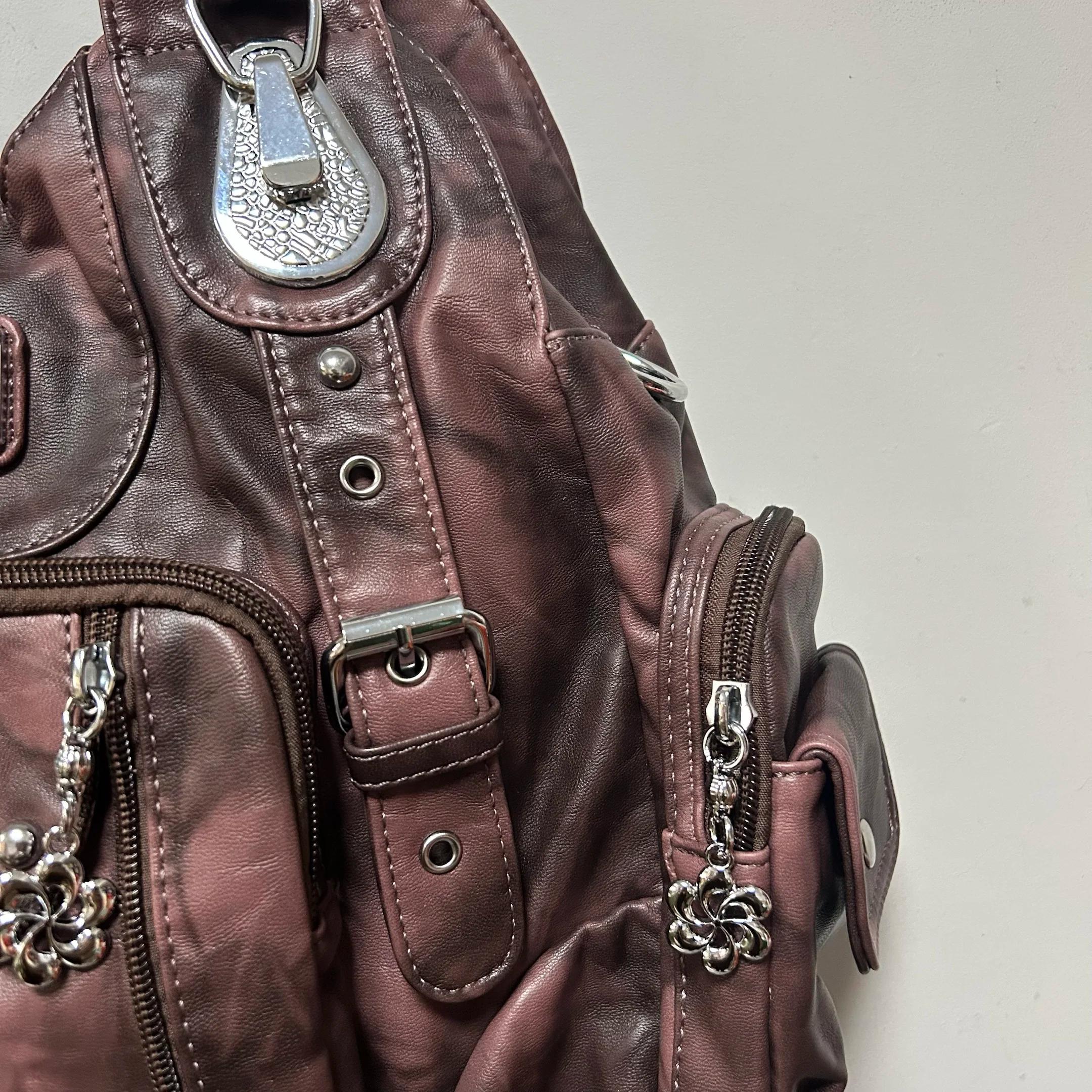 Sac vintage pour femmes, sacs à main tendance en cuir PU, sacs à bandoulière, sacs fourre-tout grand