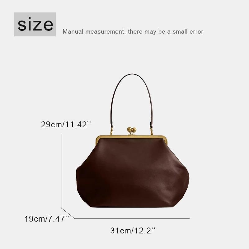 Collection Printemps Sacs à main grande capacité avec fermoir baiser pour femmes Sacs à main et poch