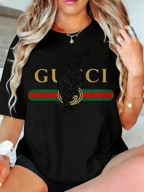 Nouveau T-shirt Femme 2026 à Manches Courtes avec Imprimé Lettres, Tendance, Décontracté et Polyvale