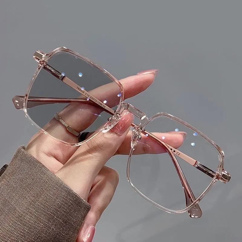 Plamis lunettes d'ordinateur photochromiques Anti-rayonnement en métal lunettes Anti lumière bleue u