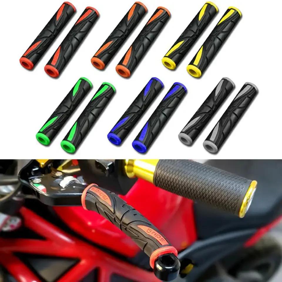 Poignée de frein manchon en Silicone moto vélo protecteur en caoutchouc souple anti-dérapant couvert