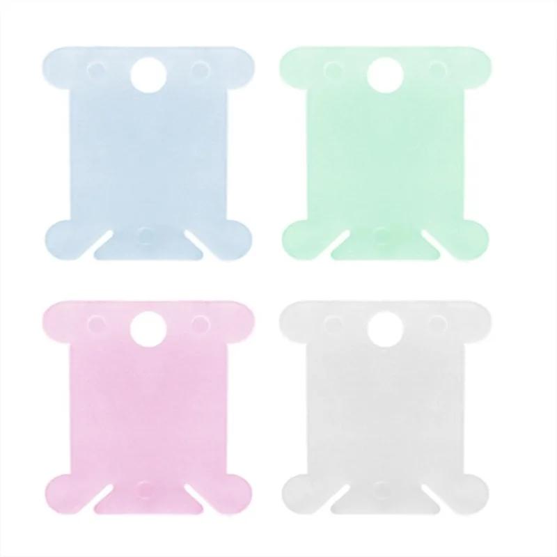 Ensemble de bobines de fil en plastique, bobine de fil, carte de fil à broder, support organisateur 