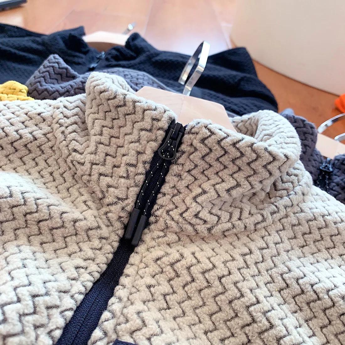 Veste polaire décontractée à col montant pour hommes, pêche, escalade, voyage, sport, escalade, chas