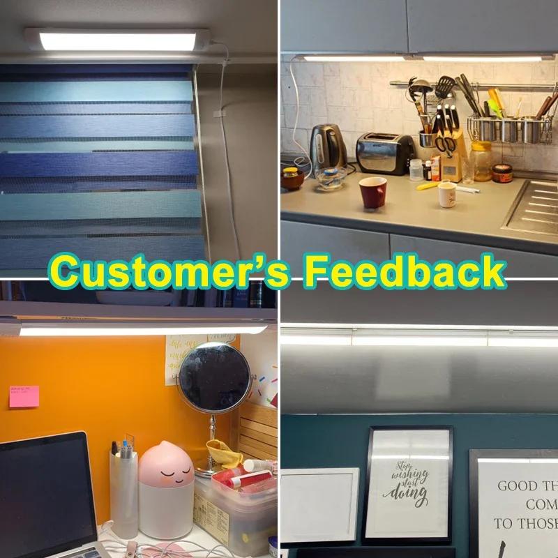 Lumière de cuisine Super brillante sous les lumières d'armoire 20W 10W 6W lumières Led pour cuisine 