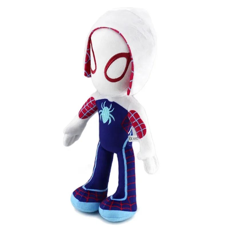 Jouets en peluche Anime Avengers Spiderman de 32CM, poupées Spider-Verse Gwen Peter Parker Noir, jou
