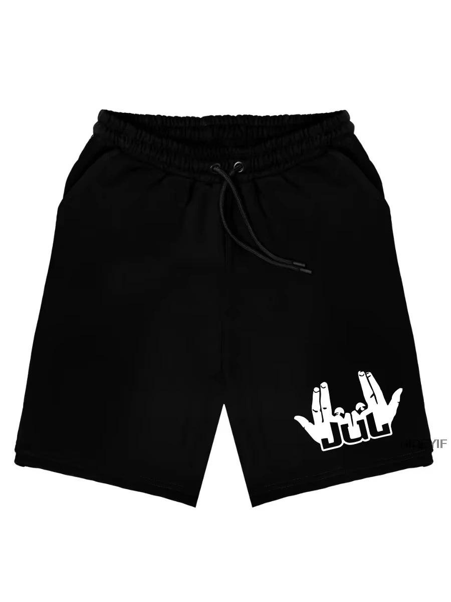 France rappeur Jul Shorts pour hommes femmes été décontracté respirant coton plage confortable panta