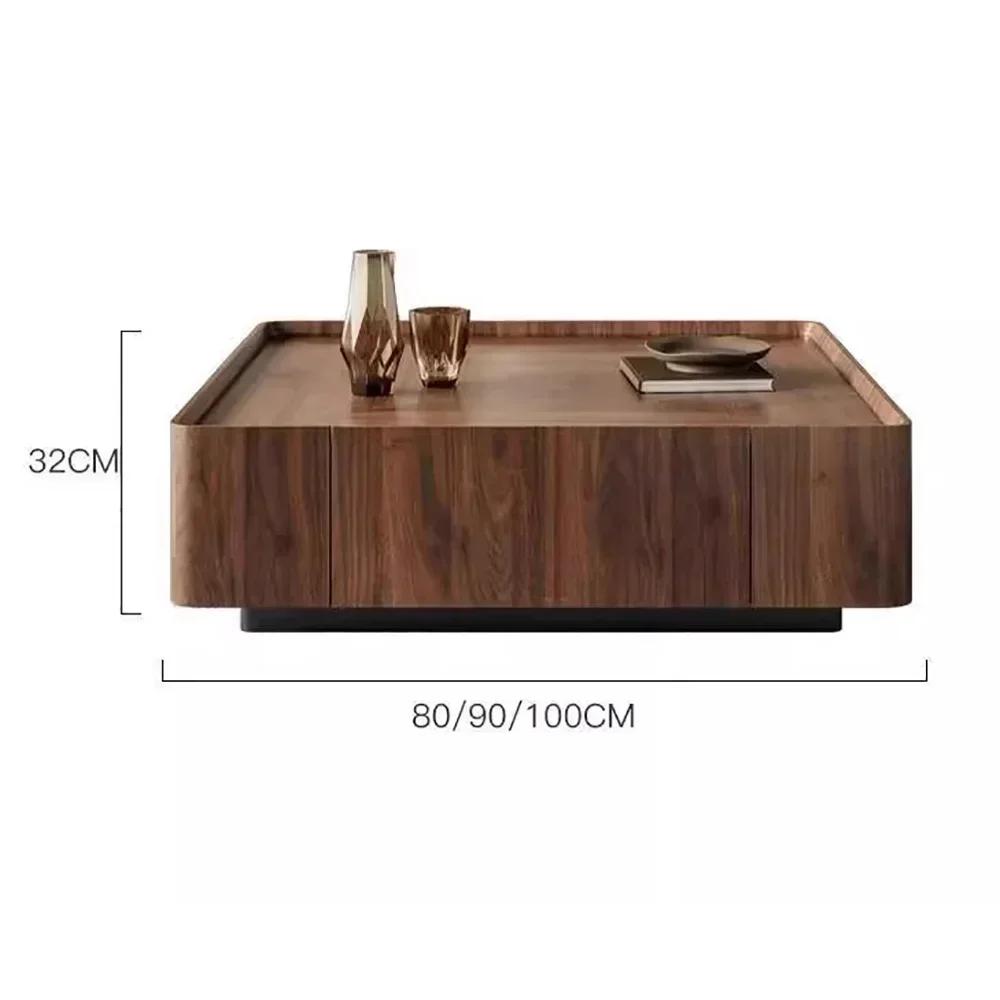 Table basse vintage pour salon, rangement, décoration, hôtel de proximité, égouts, design moderne, m