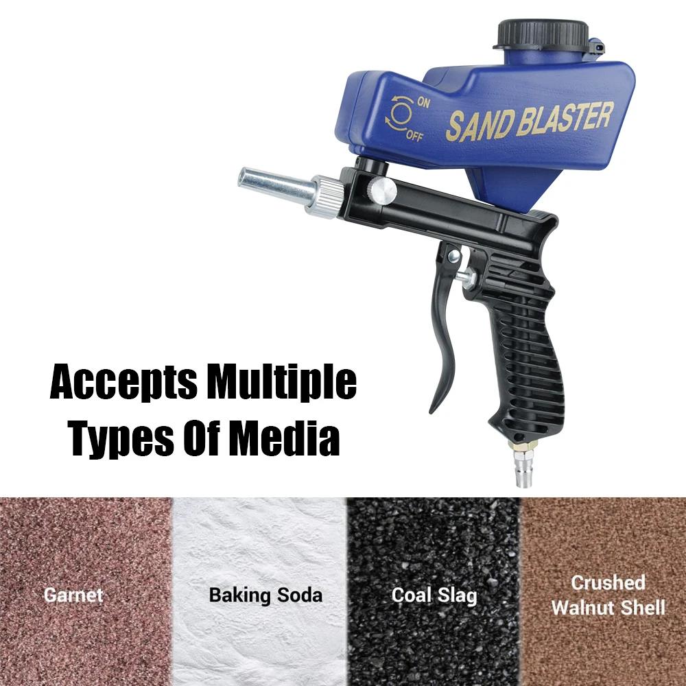 Dispositif de sablage de rouille pistolet de sablage par gravité ensemble de sablage pneumatique Mac