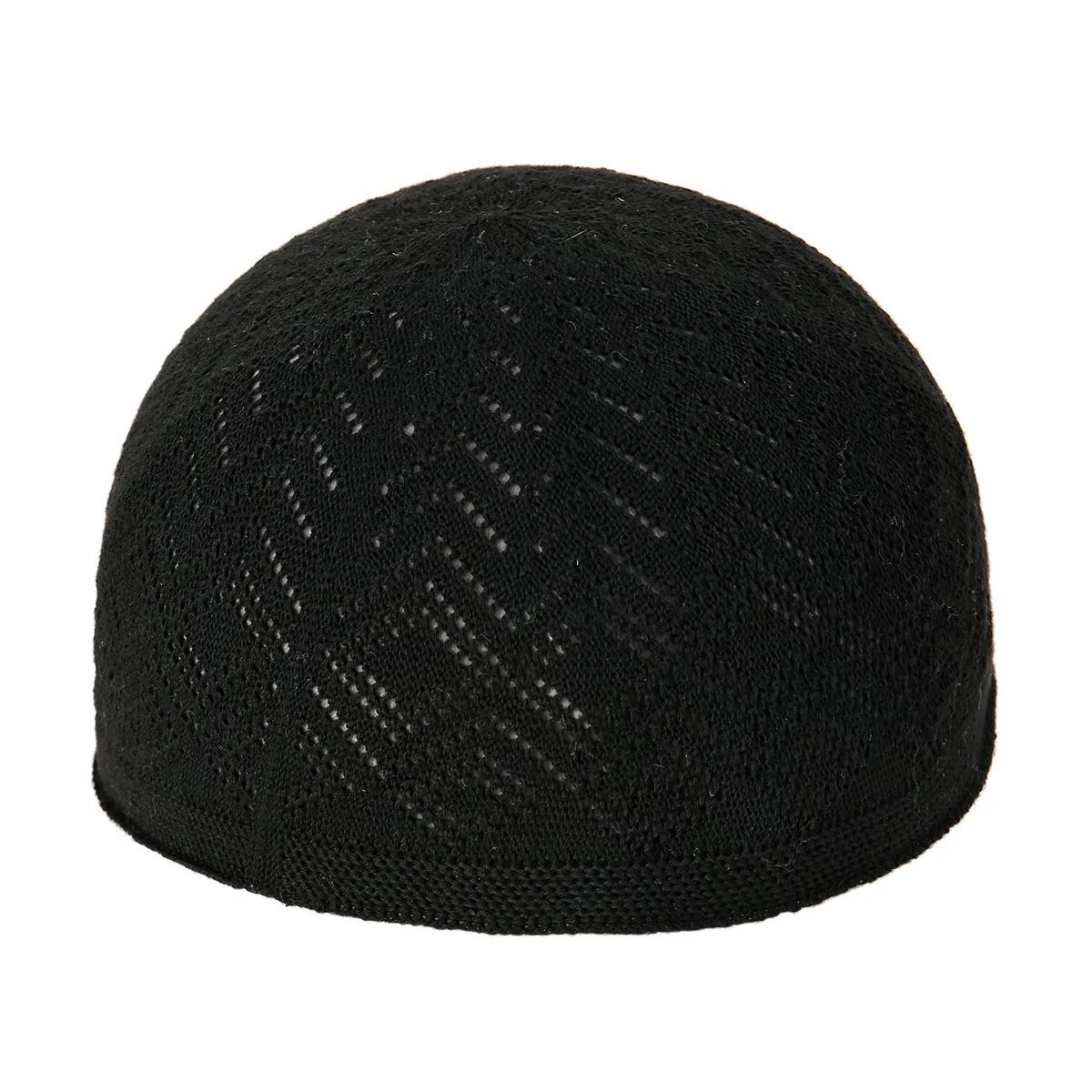 Chapeaux de prière tricotés pour hommes musulmans, Kufi islamique Taqiya Takke Peci, casquette tête 