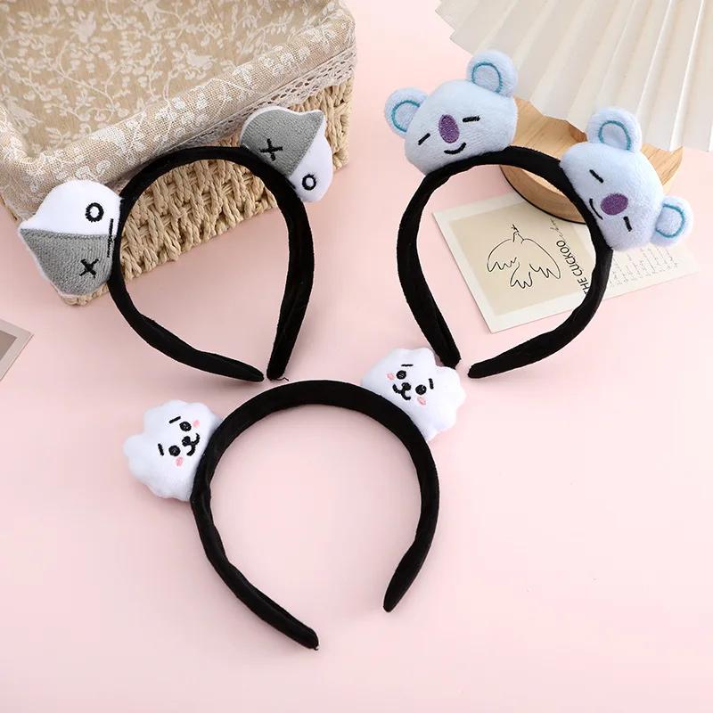 Bandeau BT21 koya RJ Shooky Man Tata Chimmy Cooky, dessin animé créatif, poupée mignonne, bandeau de