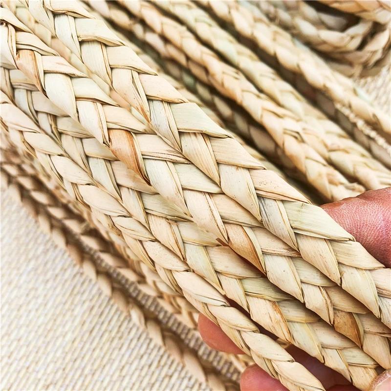 Corde de Calamus Enge Naturelle Tressée en Rotin et Paille Faite à la Main, Matériel de Bricolage, D